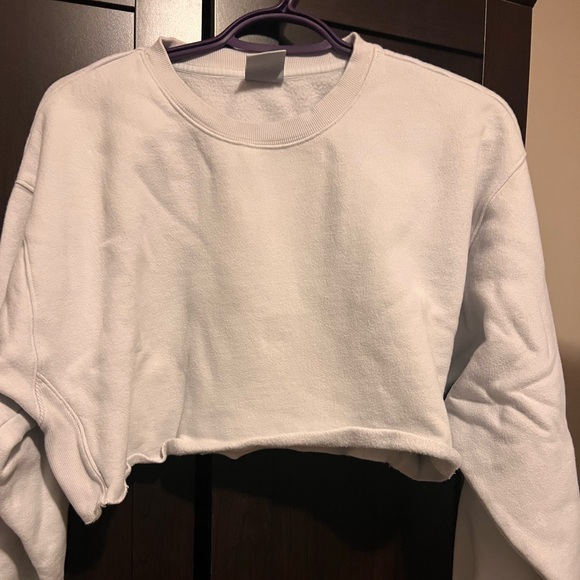 TNA fleece perfect cropped crew - Picture 2 of 2